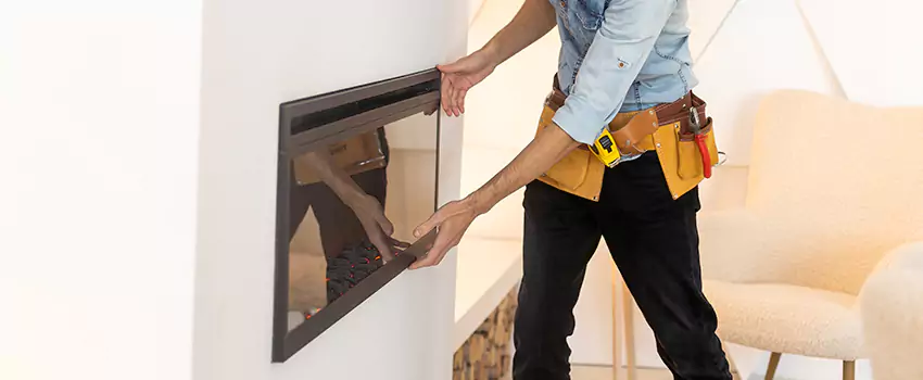 Metal Fireplace Installation in Palm Valley, Florida