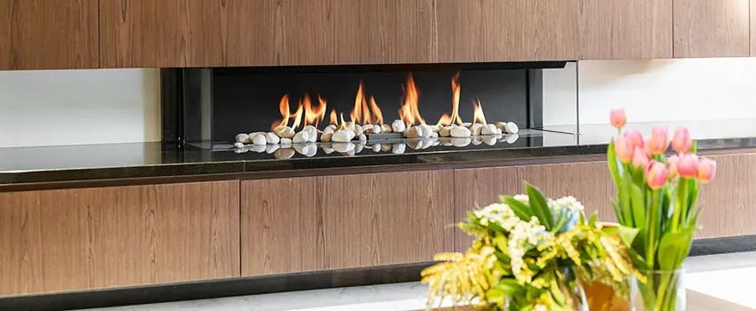 Double-height Fireplace Design Refurbishment in Palm Valley, Florida