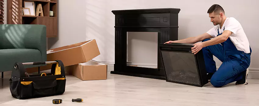 Old Rusted Metal Fireplace Repair And Replacement in Palm Valley, FL