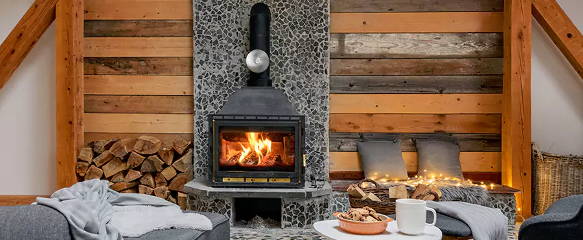 Thelin Hearth Products Direct Vent Gas Stove Fireplace Inspection in Palm Valley, Florida